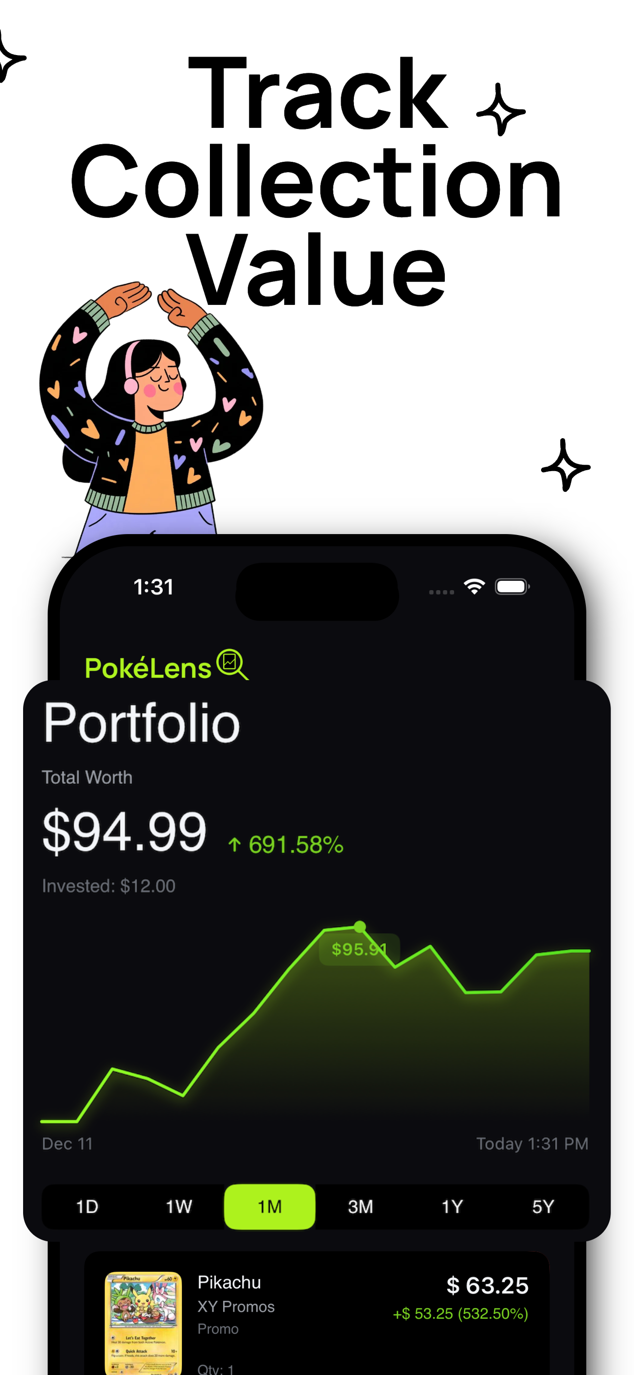 PokeLens Portfolio Tracking
